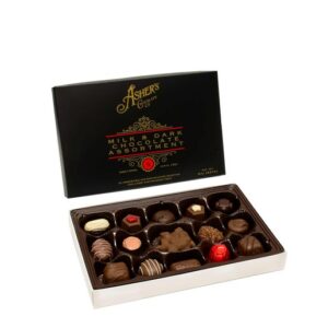 Asher's Milk & Dark Chocolate Assorted Gift Box 8oz
